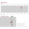 micasia Self-Adhesive Waterproof Bathroom Wall Panel, Cement Stone Look, Matte Gray, 250 x 100 cm view 3