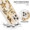 2-Pack White Phone Cases for Samsung Galaxy S21 Plus 5G 6.7", Slim Silicone TPU Protective Case with Leopard Star Pattern, Flexible Shock- and Scratch-Resistant Cover for Women and Girls view 3