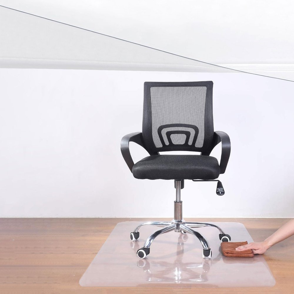 Transparent PVC Chair Mat for Hard Floors, 1 mm