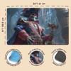MTG Playmat with Waterproof Storage Bag, Black, 60 x 35 cm, Stitched Edges (No Zone, 3) view 2
