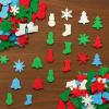 200 Pcs Christmas Felt Confetti view 1