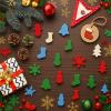 200 Pcs Christmas Felt Confetti view 4