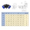 PV4–PV16 L-Type Brass Quick-Connect Fittings, 10-Pack (PV16) view 3
