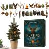Christmas Hunting Advent Calendar 2025 with 24 Acrylic Ornaments view 1
