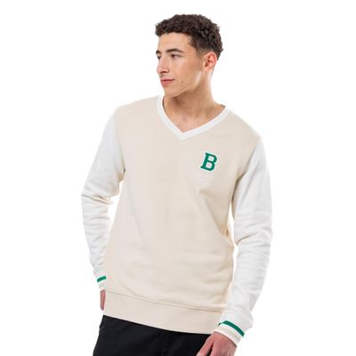 Borussia Mönchengladbach Heritage Sweatshirt | Official FohlenShop Fan Merchandise | Beige
