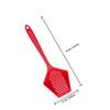 Silicone Ice Scoop Strainer Spoon for Kitchen and Household, Red view 2