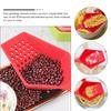 Silicone Ice Scoop Strainer Spoon for Kitchen and Household, Red view 4