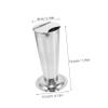 GLEAVI Stainless Steel Tweezer Holder, Sturdy Conical Design with Polished Edges, Sterilizable Multifunctional Cotton Ball Container for Lab and Salon Tools view 2