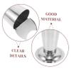 GLEAVI Stainless Steel Tweezer Holder, Sturdy Conical Design with Polished Edges, Sterilizable Multifunctional Cotton Ball Container for Lab and Salon Tools view 3
