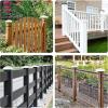 Post Caps 10 x 10 cm, 10-Piece Set, White, UV-Resistant view 4