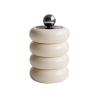 Pissente Cotton Swab Holder with Lid, 4-Layer Milk Glass Design view 1