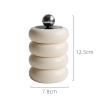 Pissente Cotton Swab Holder with Lid, 4-Layer Milk Glass Design view 2