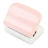 Fabater Mini 5-Hole Paper Puncher - Durable Handheld Punch for Scrapbooking and Crafts (PINK) view 1