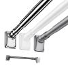 No-Drill Tension Curtain Rod, 40–500 cm, Silver, 2.9 m view 1