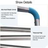6-Panel Folding Room Divider with Casters, Blue view 4