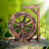 Wooden Water Wheel Fountain, 67 × 28 × 77 cm view 1