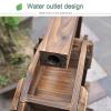 Wooden Water Wheel Fountain, 67 × 28 × 77 cm view 4