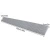 Indoor Threshold Ramp, 110 cm Rise, Plastic Household Ramp for Wheelchairs, Sweepers, and Bathrooms (Gray, 12 × 5 cm / 5 × 2 in) view 2