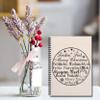 Dekolando Christmas Wood Stamp “Happy Holidays” and “Merry Christmas” in Various Languages, 68 mm view 3