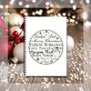 Dekolando Christmas Wood Stamp “Happy Holidays” and “Merry Christmas” in Various Languages, 68 mm view 4