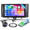 Hodozzy 4GB+64GB Android Car Stereo for Mercedes-Benz Smart Fortwo W451 2011-2015, 9-Inch In-Cell Touchscreen, GPS, Wireless CarPlay, Android Auto, Bluetooth, DSP, Wi-Fi, FM/RDS, Backup Camera view 1