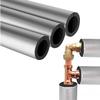 CuKLARYi Water Pipe Insulation Sleeve, 3 Foam Tubes, Aluminum Foil, Pre-Slit, ID 60 mm/THK 20 mm view 1