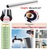 CuKLARYi Water Pipe Insulation Sleeve, 3 Foam Tubes, Aluminum Foil, Pre-Slit, ID 60 mm/THK 20 mm view 2