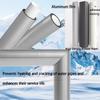 CuKLARYi Water Pipe Insulation Sleeve, 3 Foam Tubes, Aluminum Foil, Pre-Slit, ID 60 mm/THK 20 mm view 4