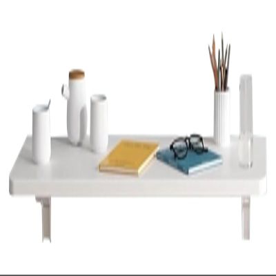WXPGFEQ Sturdy Wall-Mounted Folding Desk, Space-Saving Floating Shelf Table for Home Office, Kitchen & Bar, Modern 39.5 x 12-Inch Design