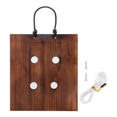 Zasdvn Rustic Vertical Wooden Wall Planter, Country Style