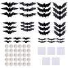 Halloween Bat Stickers, 36-Piece 3D Set with LED Lights view 1