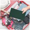 2-Pack PU Zipper Pouches for Money and Documents, Green view 2