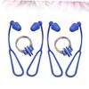 Sosoport Soft Silicone Nose Clip and Earplug Set with Cord for Children and Adults view 4