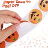 Pumpkin Stickers, 500 Count, Cute Party Stickers with 8 Designs view 4