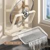 Wall-Mounted Pot Lid Holder with Suction Cups, No Drilling view 2