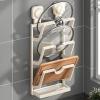 Wall-Mounted Pot Lid Holder with Suction Cups, No Drilling view 3