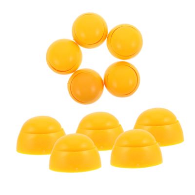 ibasenice 10-Piece Yellow Plastic Nut Screw Caps for Playground Equipment