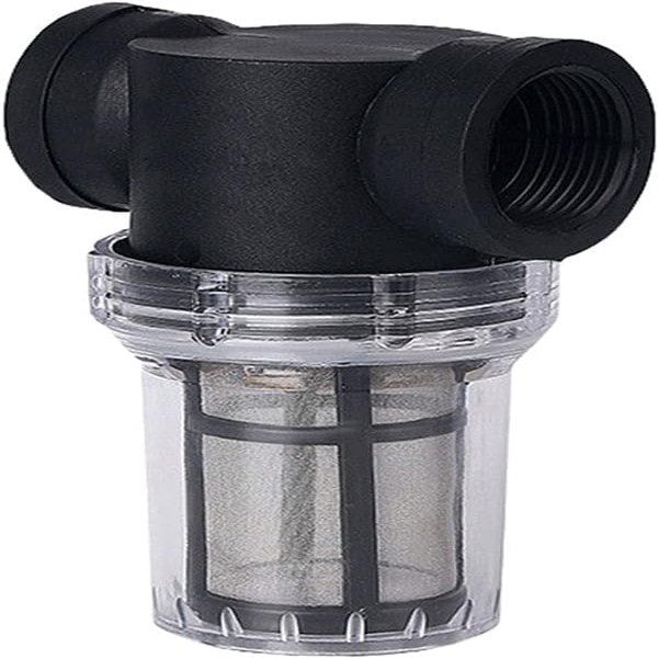 Inline Hose Filter, 1/2"–1" Connections, 20–80 Mesh