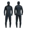 7 mm Long-Sleeve Split Wetsuit with Hood, 2-Piece Neoprene Snorkeling Suit for Men (S, 160–165 cm, 47–52 kg) view 1