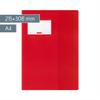 BRUNNEN FACT!pp Exercise Book Cover, A4, Red view 2