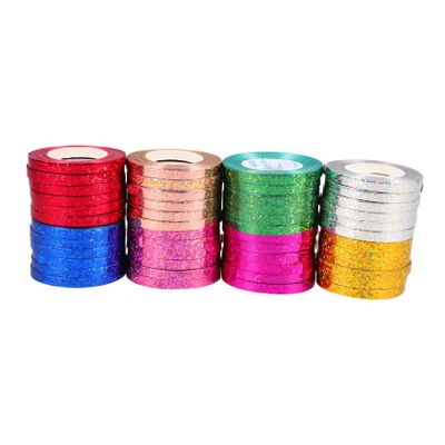 GARIOUANS Party Balloon Ribbon, 48 Rolls, 10 m per Roll, Plastic