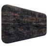 DHOME Upholstered Rounded Smooth Velvet Wall-Mounted Acoustic Sound-Absorbing Headboard, 100 cm, Luxurious Black view 1