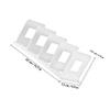 Veemoon Vertical Desktop File Organizer with Multiple Compartments, White view 2