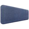 DHOME Rounded Upholstered Velvet Wall-Mounted Headboard, Silver Marine, 55 in view 1