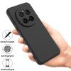 FortiCase Case for Xiaomi 17 with 2 Screen Protectors, Black Silicone view 3
