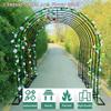 Metal Garden Arch for Weddings, Plants and Trellising, White, W 120 x H 220 cm view 4