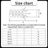 15-Piece Plastic Expansion Wall Anchors, M5–M14, M12×60 view 2