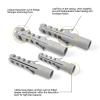15-Piece Plastic Expansion Wall Anchors, M5–M14, M12×60 view 3