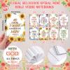 YooNotee Christian Christmas Gift Sets, Religious Spiral Notebooks, Bible Verse Notepads and Pens view 2