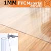 Transparent 1 mm PVC Chair Mat for Hard Floors, Rectangular, 50 x 160 cm view 2